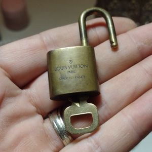 Louis Vuitton key and lock